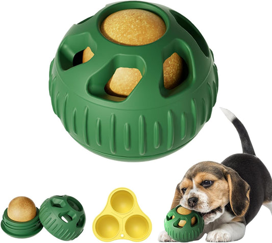 Interactive Dog Toys, Treat Dispensing Dog Toy, Chew Toys to Keep Your Pup Distracted, Frozen Dog Treats Toy for Aggressive Chewer, Durable Dog Puzzle for Small Medium Dog