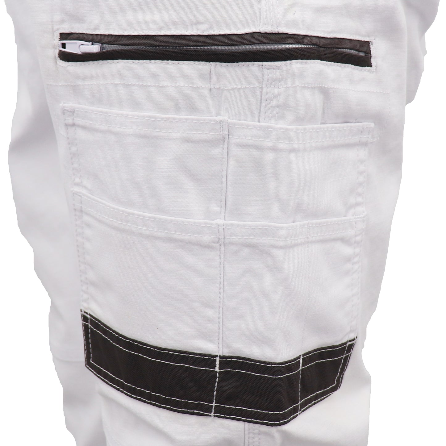 Men's Cargo Cotton Drill Work Pants UPF 50+ 13 Pockets Tradies Workwear Trousers, Navy, 30