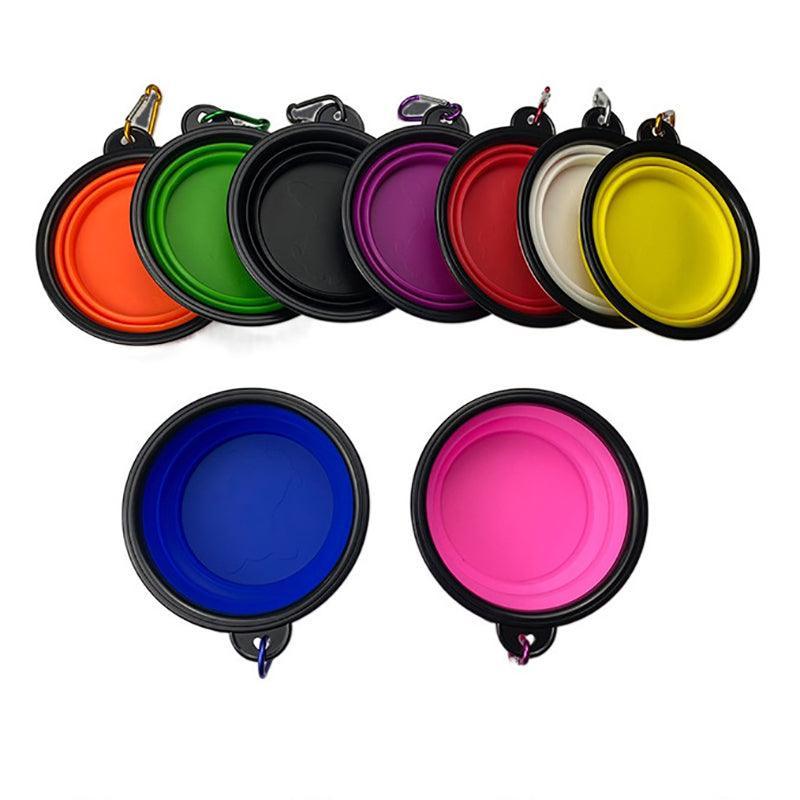 Collapsible Silicone Pet Bowl for Cat Dog Portable Food and Water Feeder