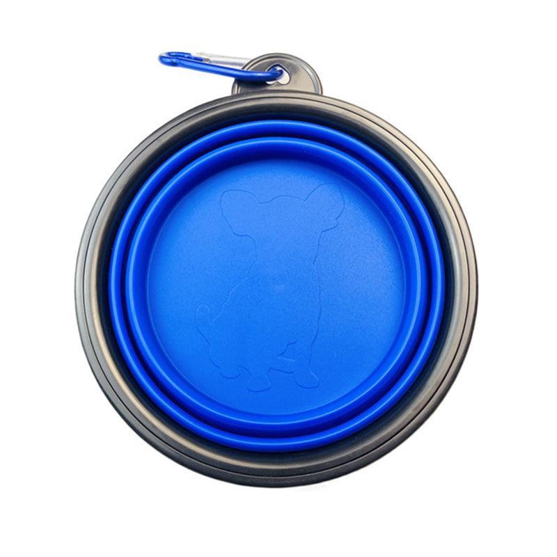 Collapsible Silicone Pet Bowl for Cat Dog Portable Food and Water Feeder