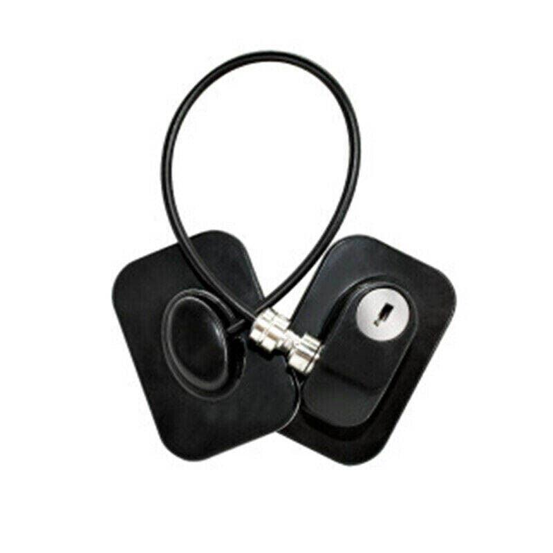 Refrigerator Lock with Keys for Fridge Cabinet Window Door and Drawer Latch Use - Black
