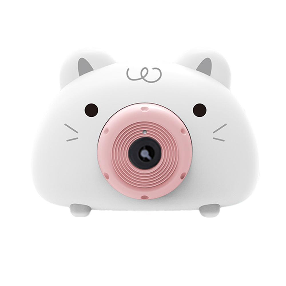 Acousto Optic Bubble Machine Camera Animal-Shaped With Light Music Toy Gift - Pig