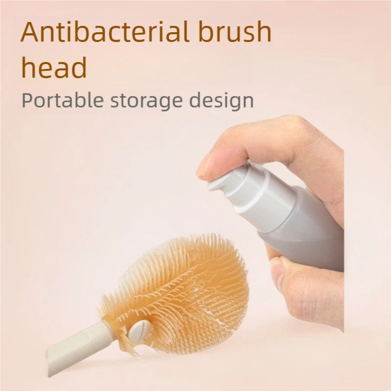 2pc*Effortless & Hygienic Portable Baby Bottle Cleaning Set(white)